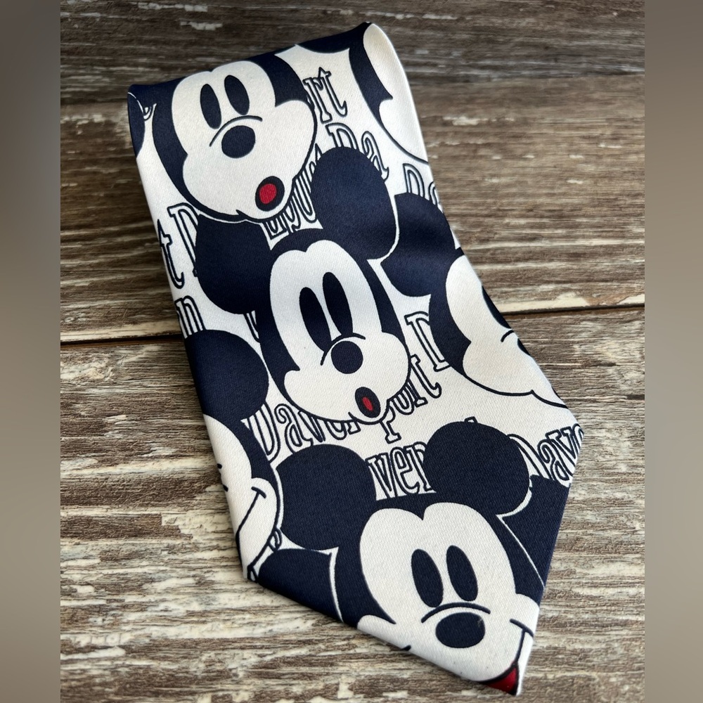 Picasso Mickey Mouse necktie men’s formal wear‎ tie business suit dressy cartoon